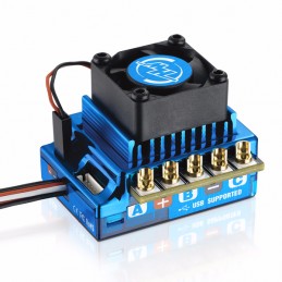 Variateur brushless XERUN 120A V2.1 Sensored Bleu 1/10 Hobbywing Hobbywing 81020170 - 2