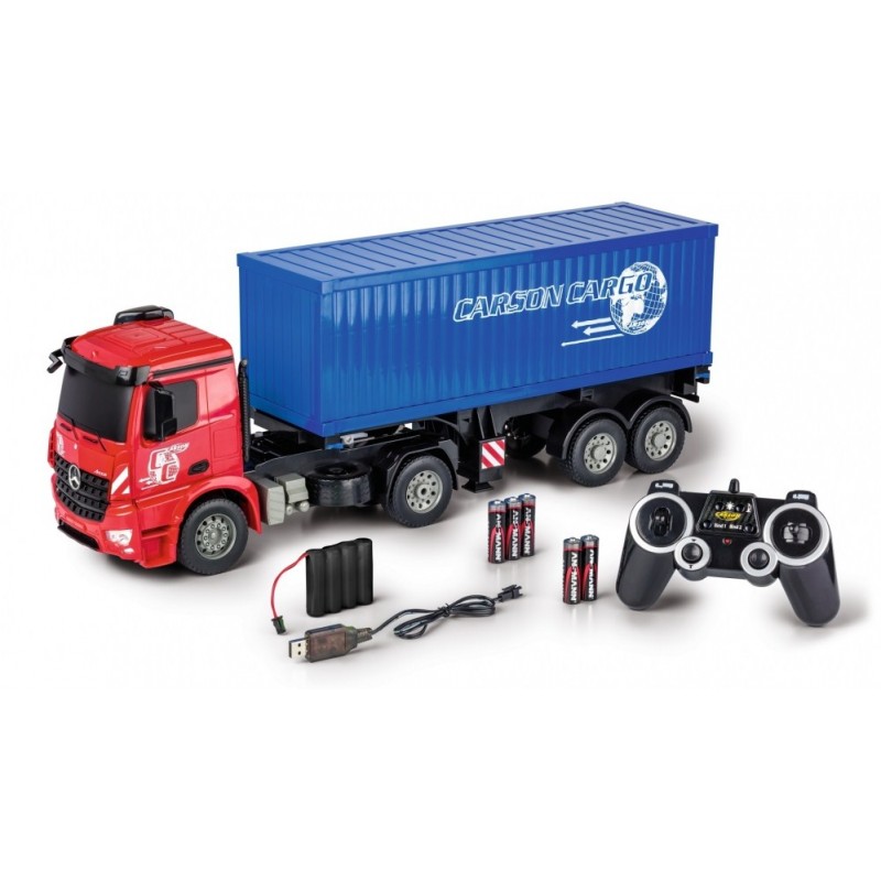 Mercedes Arocs truck with container 1/20 RTR Carson Carson 500907317 - 1