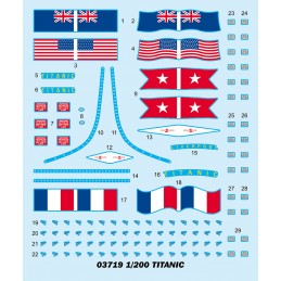 R.M.S. Titanic with LED lighting 1/200 Trumpeter Trumpeter 03719 - 3