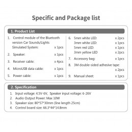 copy of Spots bright L8 car GT-Power GT-Power GT-CARSOUND+LED - 15