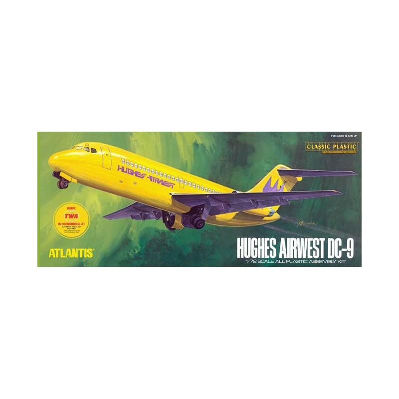 Hughes Airways DC-9 Airliner 1/72 Atlantis Atlantis Models AMC-6004 - 1