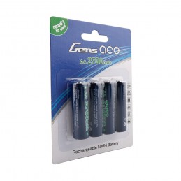 Accus R6 AA NiMh 2700mAh (4) Gens ACE Gens ACE GE2-2700AA - 2