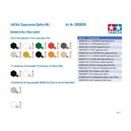 Avion Spitfire Mk.I Supermarine 1/48 Tamiya Tamiya 61119 - 20