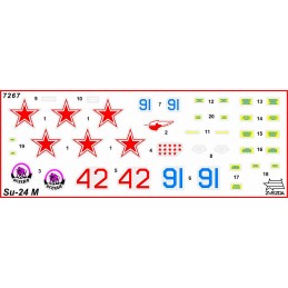 SU-24M Fencer D 1:72 Zvezda fighter jet Zvezda Z7267 - 4