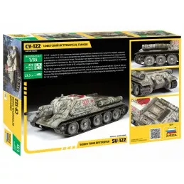 Char destroyer soviétique SU-122 1/35 Zvezda Zvezda Z3691 - 2