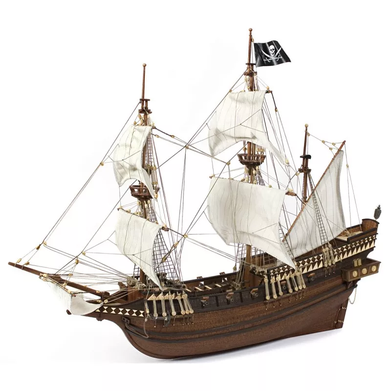 Bateau Buccaneer 1/100 kit construction bois OcCre OcCre 12002 - 1