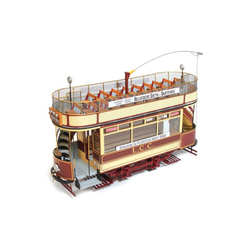 Tram London L.L.C. 106 1/24 kit construction bois métal OcCre OcCre 53008 - 1