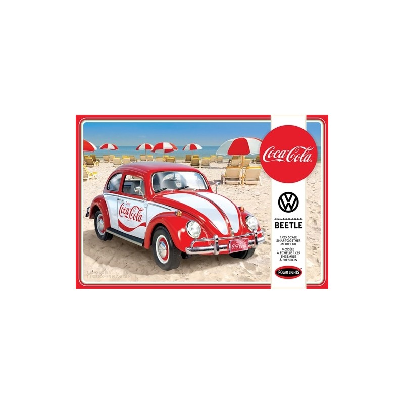 Volkswagen Beetle Snap Coca-Cola 1/25 Polar Lights  POL960M/12 - 1