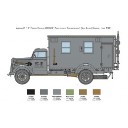 Camion Opel Blitz Radio 1/35 Italeri Italeri I6575 - 5