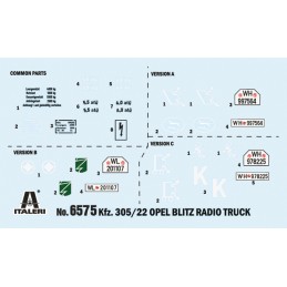 Truck Opel Blitz Radio 1/35 Italeri Italeri I6575 - 6