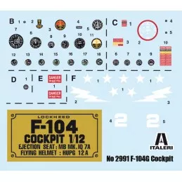 Cockpit F-104G Starfighter 1:12 Italeri Italeri I2991 - 3