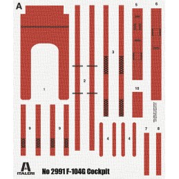 Cockpit F-104G Starfighter 1/12 Italeri Italeri I2991 - 4