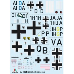 Heinkel He111H Bat. England 1:72 Italeri Italeri I1436 - 3