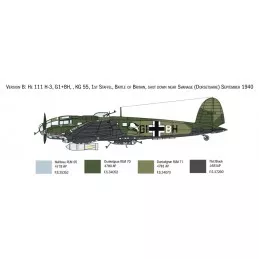 Heinkel He111H Bat. England 1:72 Italeri Italeri I1436 - 5