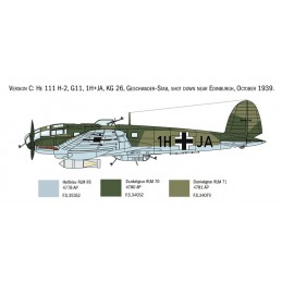 Heinkel He111H Bat. d'Angleterre 1/72 Italeri Italeri I1436 - 6