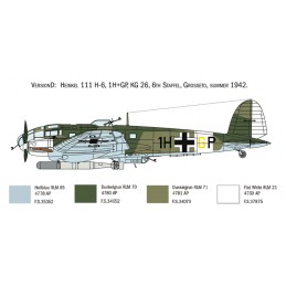 Heinkel He111H Bat. d'Angleterre 1/72 Italeri Italeri I1436 - 7