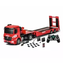 Camion Semi Remorque M-B Arocs + remorque porte-engin Carson Carson 500907307 - 1