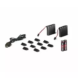 Camion Semi Remorque M-B Arocs + remorque porte-engin Carson Carson 500907307 - 11