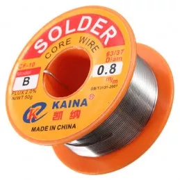 Etain soudure 0.8mm 63% étain 50g A2Pro 992684 - 1