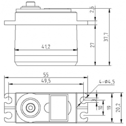 Analog Servo GS-5515MG Go-Teck Go-Teck GS-5515MG - 3