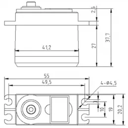 Analog Servo GS-5515MG Go-Teck Go-Teck GS-5515MG - 3