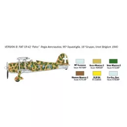 Aircraft FIAT CR.42 Falco Bat. England 1:72 Italeri Italeri I1437 - 5
