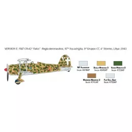 Aircraft FIAT CR.42 Falco Bat. England 1:72 Italeri Italeri I1437 - 8