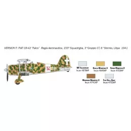 Aircraft FIAT CR.42 Falco Bat. England 1:72 Italeri Italeri I1437 - 9