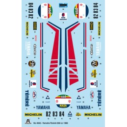 YAMAHA Ténéré 660cc Paris Dakar 1986 1/9 Italeri Italeri I4642 - 3