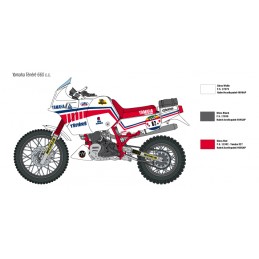 YAMAHA Ténéré 660cc Paris Dakar 1986 1/9 Italeri Italeri I4642 - 4
