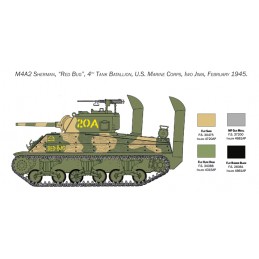 Char M4A2 Sherman US Marine Corps 1/35 Italeri Italeri I6583 - 4