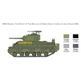 Char M4A2 Sherman US Marine Corps 1/35 Italeri Italeri I6583 - 5
