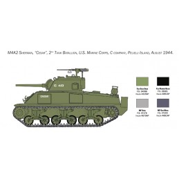 Char M4A2 Sherman US Marine Corps 1/35 Italeri Italeri I6583 - 6