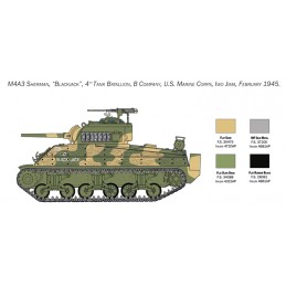 Char M4A2 Sherman US Marine Corps 1/35 Italeri Italeri I6583 - 7