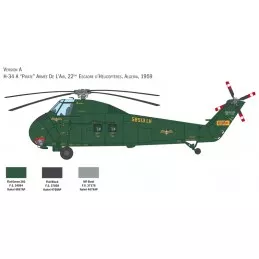 Helico H-34A Pirate / UH-34D 1/48 Italeri Italeri I2776 - 3