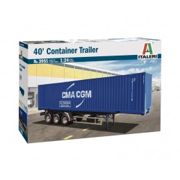 Container Trailer 40' 1/24 Italeri Italeri I3951 - 2