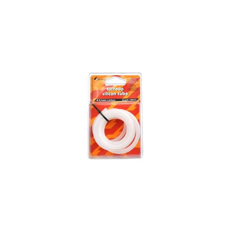 Durite transparente épaisse 2.1x6mm 1m Tornado T2M T49111 - 1