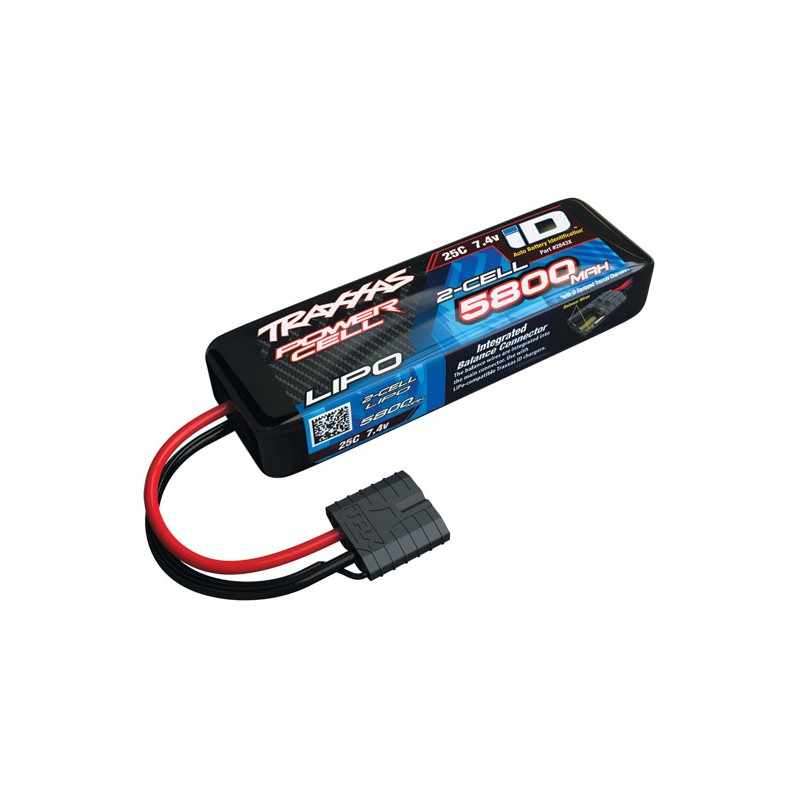 LiPo 2S 7.4V 5800mAh 25C ID Traxxas Traxxas TRX-2843X - 1