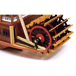 Bateau Mississippi 1/80 kit construction bois OcCre OcCre 14003 - 8