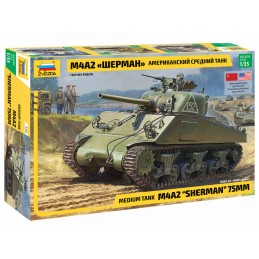 Tank M4A2 Sherman 1/35 Zvezda Zvezda Z3702 - 1