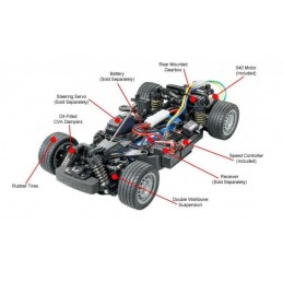 Renault Alpine A110 Jaegermeister 1973 M06 Kit 1/10 Tamiya Tamiya 58708 - 7