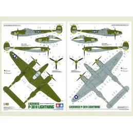 Lockheed P-38 H Lightning 1/48 Tamiya aircraft Tamiya 25199 - 12