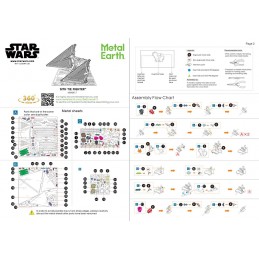 Sith Tie Fighter Star Wars Metal Earth Metal Earth MMS417 - 6