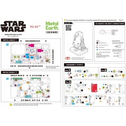 Premium Series R2-D2 Star Wars Metal Earth Metal Earth ICX131 - 6