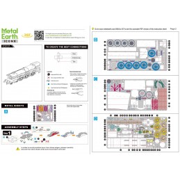 Train Hogwarts Poudlard Express Harry Potter Metal Earth Metal Earth ICX137 - 6