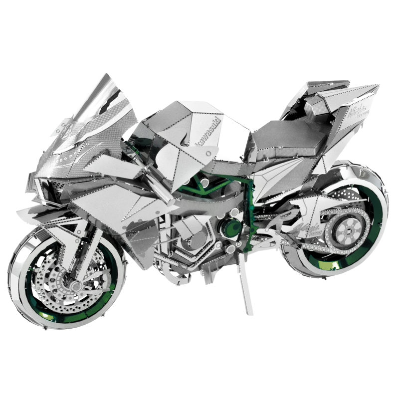 Kawasaki Ninja H2R Motorcycle Premium Series Metal Earth Metal Earth ICX021 - 1