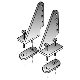 28mm off-center guignols - screws (2) Dubro  S133105 - 2