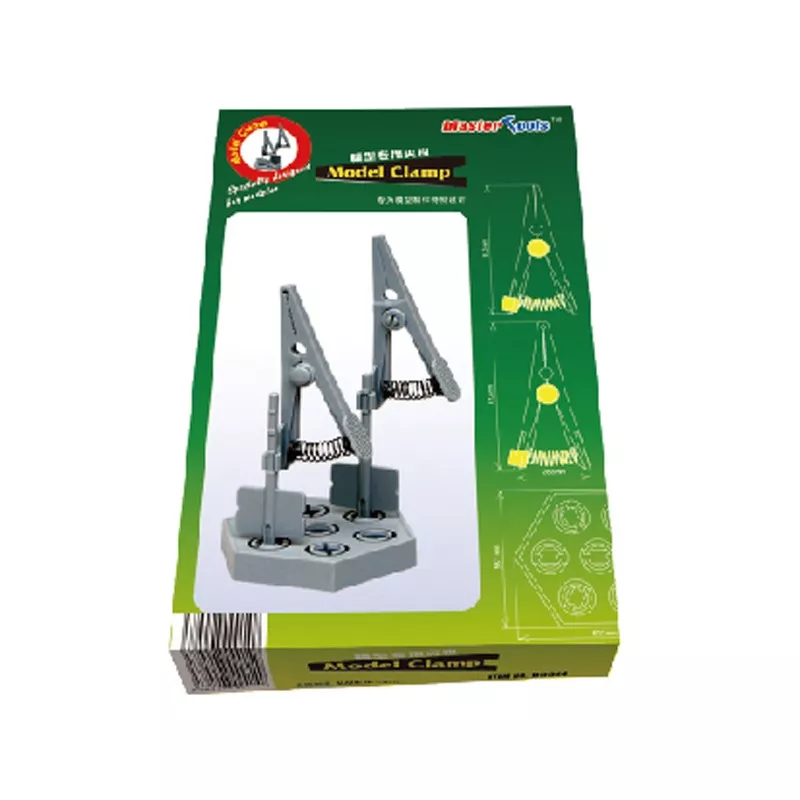 2 pinces de serrage sur socle Master Tools  09914 - 1