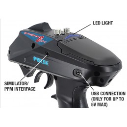 Radio car Pulse EX6G 2.4Ghz FHSS 6Ch Etronix  ET1132 - 3