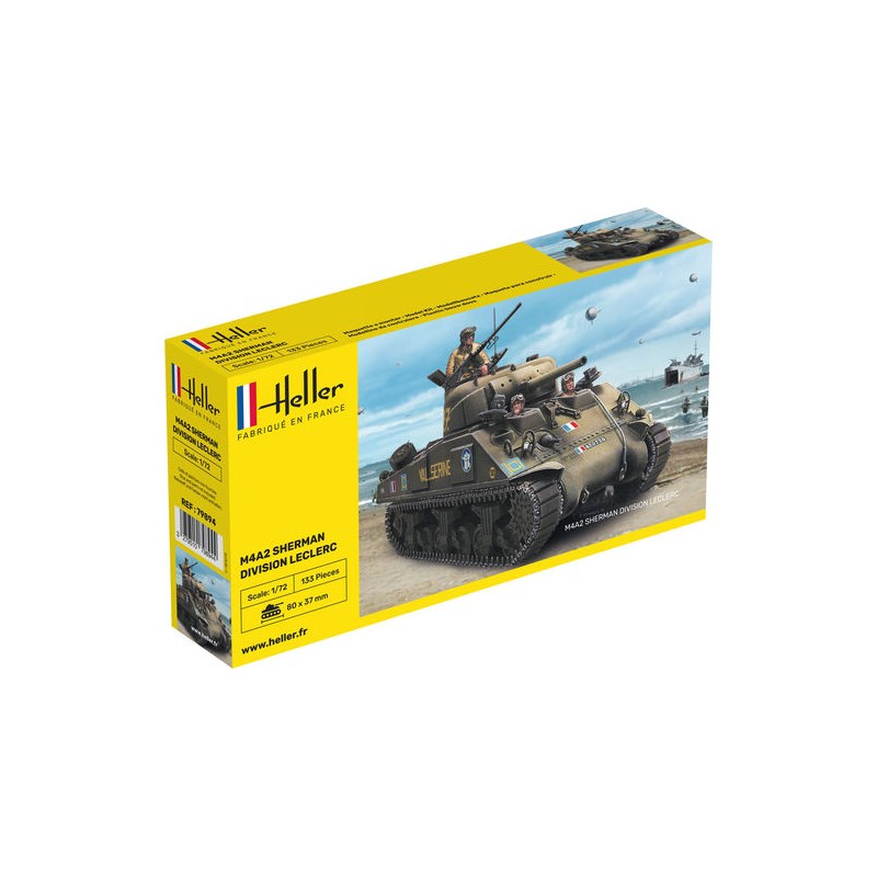 Tank M4A2 Sherman "Leclerc Division" 1/72 Heller Heller 79894 - 1
